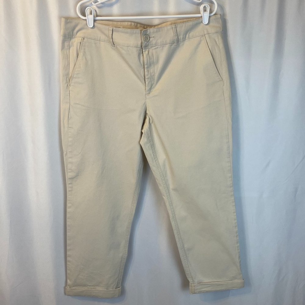 LOFT Outlet - Girlfriend Chinos Pants, Size 16.
